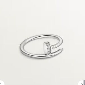 Stylish Silver Nail Ring